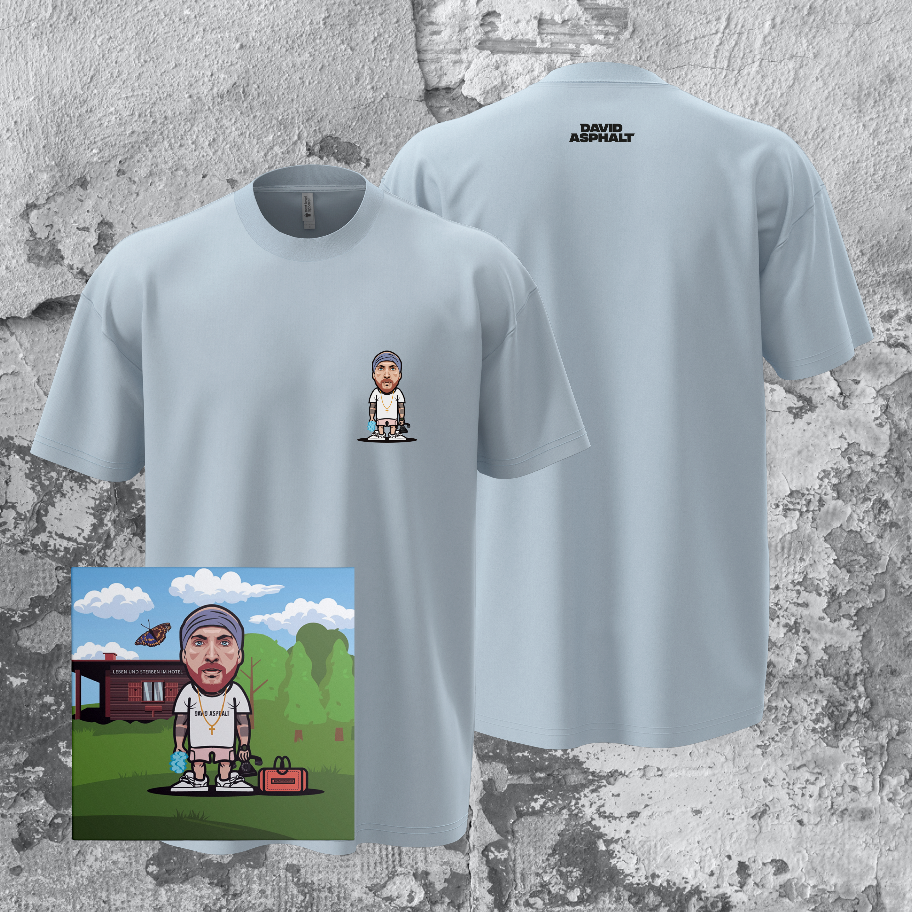 LEBEN UND STERBEN IM HOTEL - LIMITIERTES T-SHIRT & CD (PRE-ORDER)