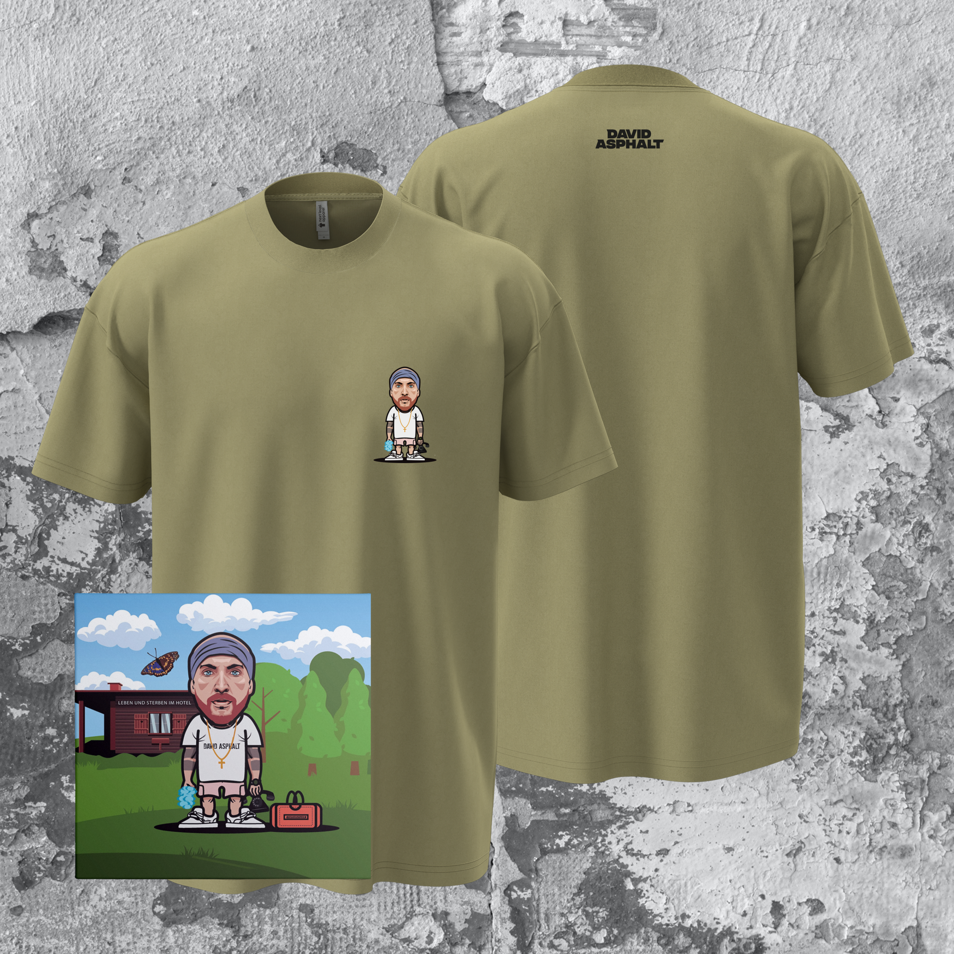 LEBEN UND STERBEN IM HOTEL - LIMITIERTES T-SHIRT & CD (PRE-ORDER)