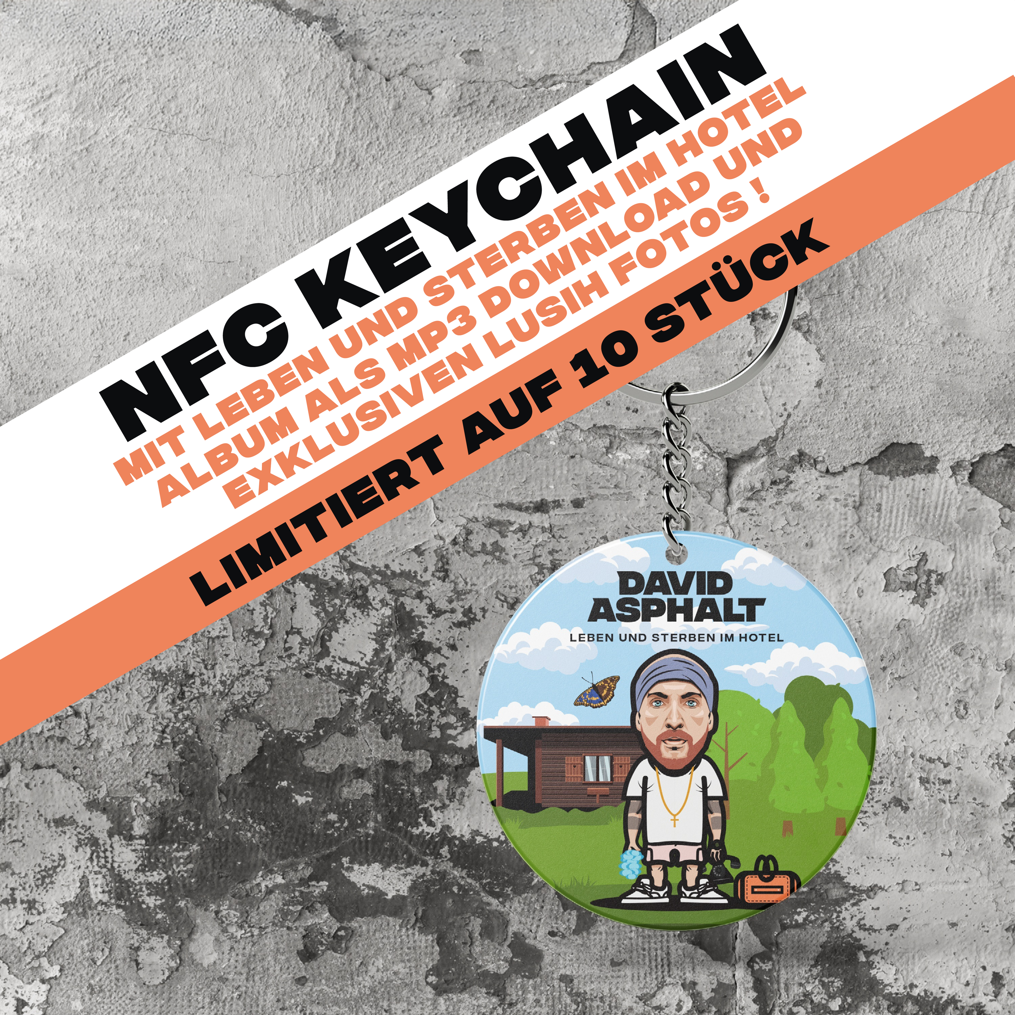 LEBEN UND STERBEN NFC SCHLÜSSELANHÄNGER (LIMITIERT) (PRE-ORDER)