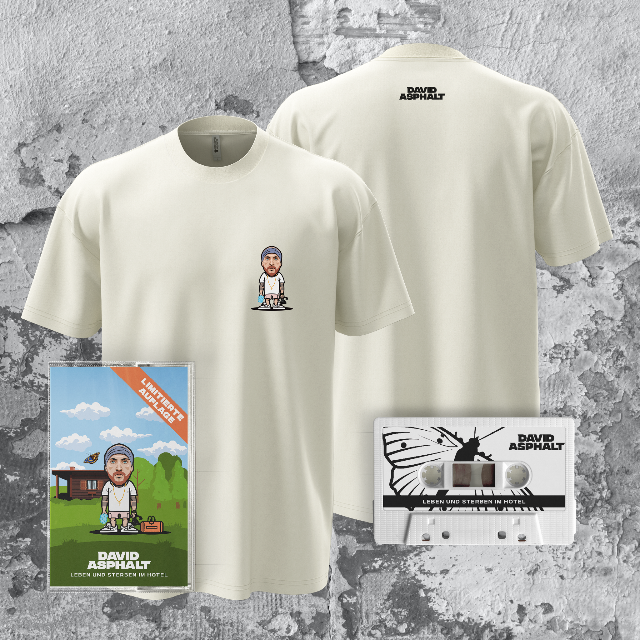 LEBEN UND STERBEN IM HOTEL - LIMITIERTES TAPE & T-SHIRT (PRE-ORDER)