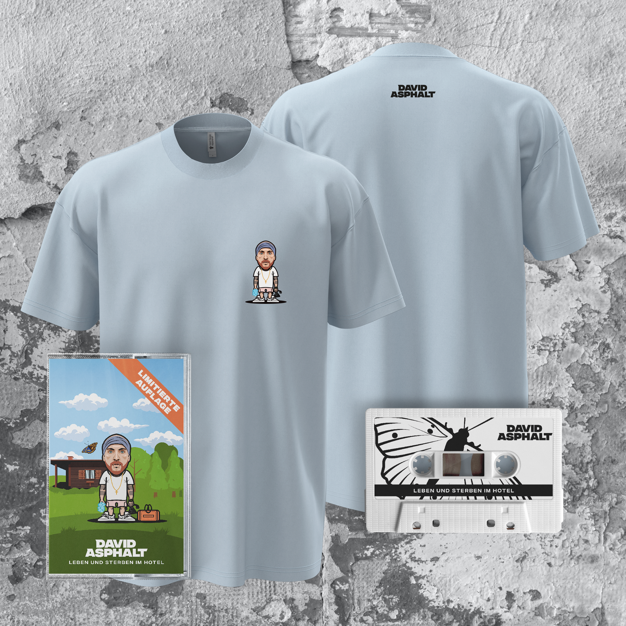LEBEN UND STERBEN IM HOTEL - LIMITIERTES TAPE & T-SHIRT (PRE-ORDER)