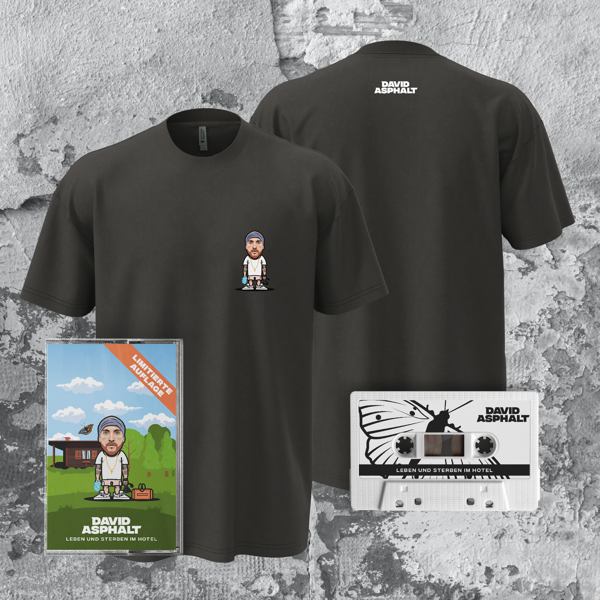 LEBEN UND STERBEN IM HOTEL - LIMITIERTES TAPE & T-SHIRT (PRE-ORDER)
