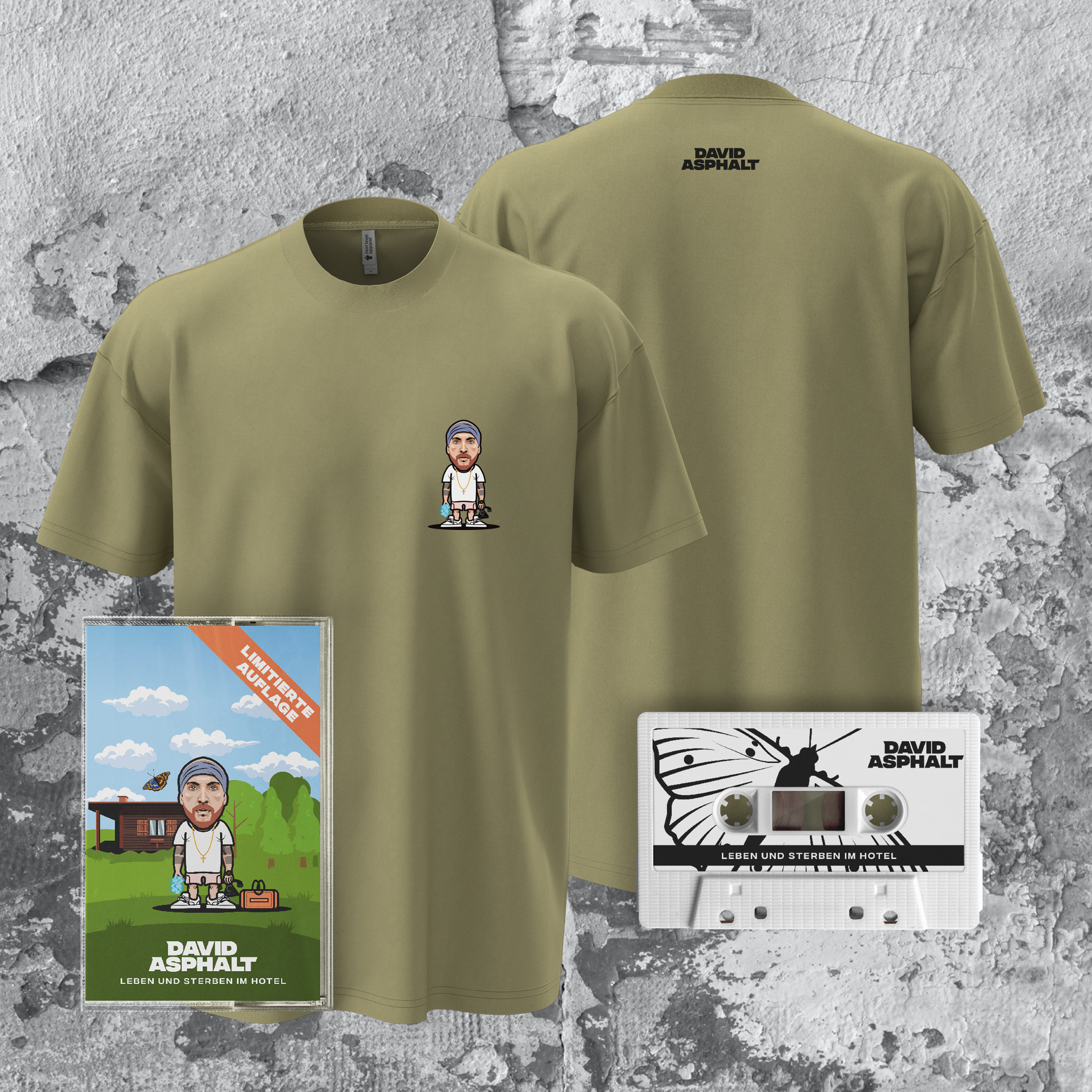 LEBEN UND STERBEN IM HOTEL - LIMITIERTES TAPE & T-SHIRT (PRE-ORDER)
