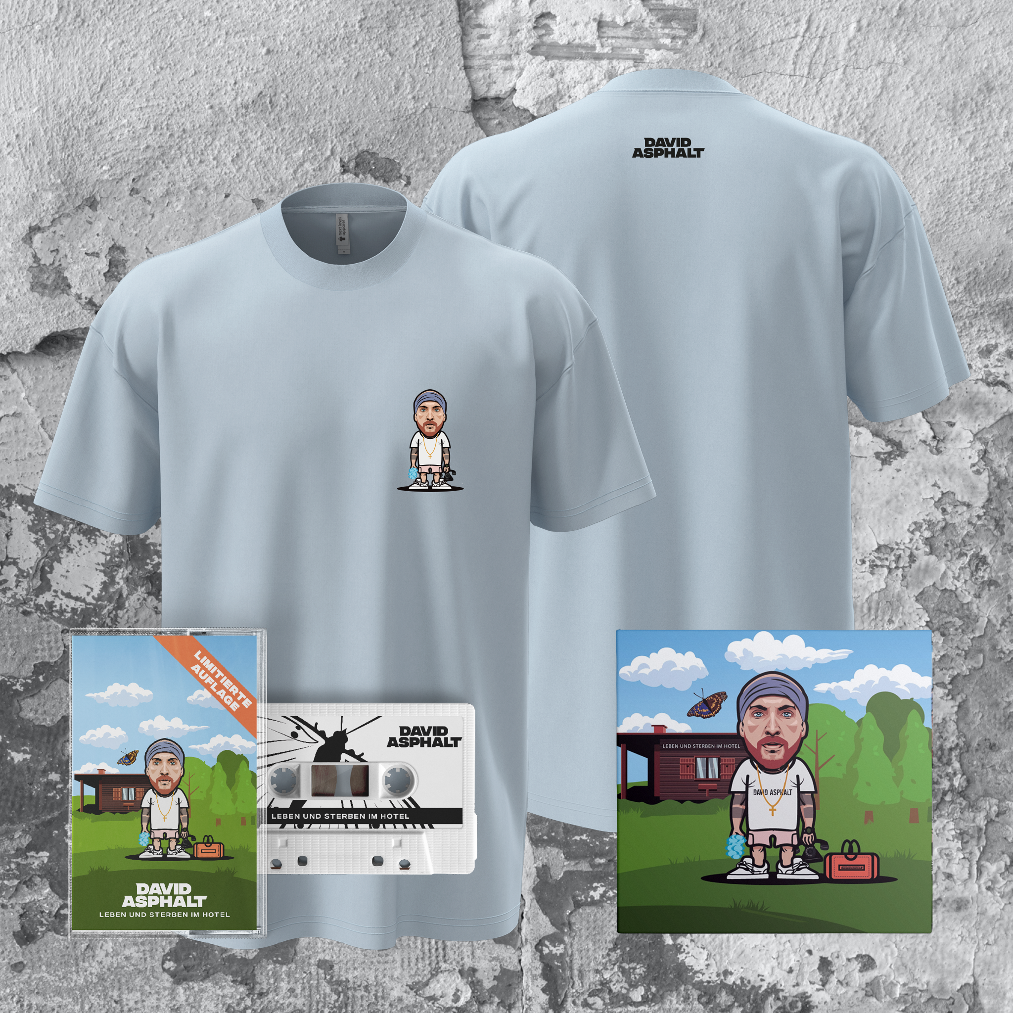 LEBEN UND STERBEN IM HOTEL - LIMITIERTES TAPE & T-SHIRT & CD (PRE-ORDER)