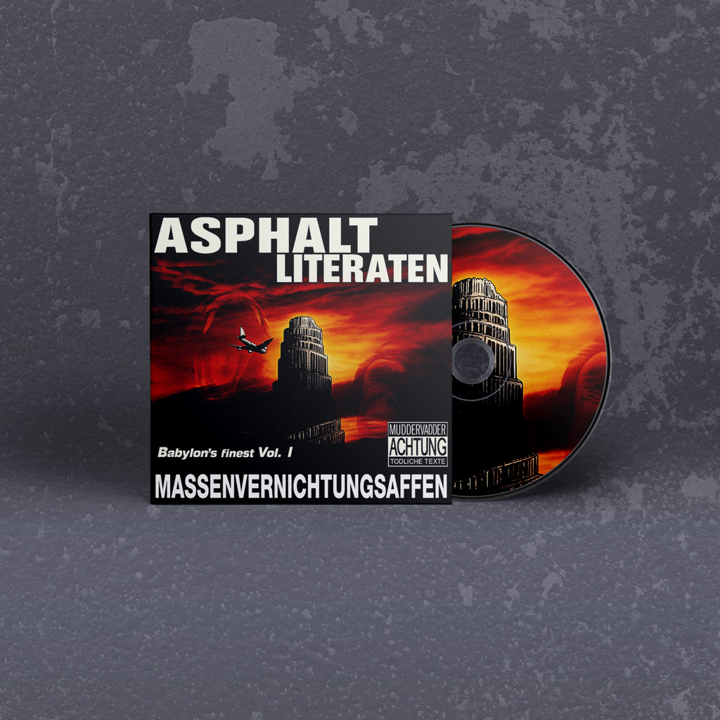 ASPHALTLITERATEN - MASSENVERNICHTUNGSAFFEN - CD SAMPLER - LIMITIERT