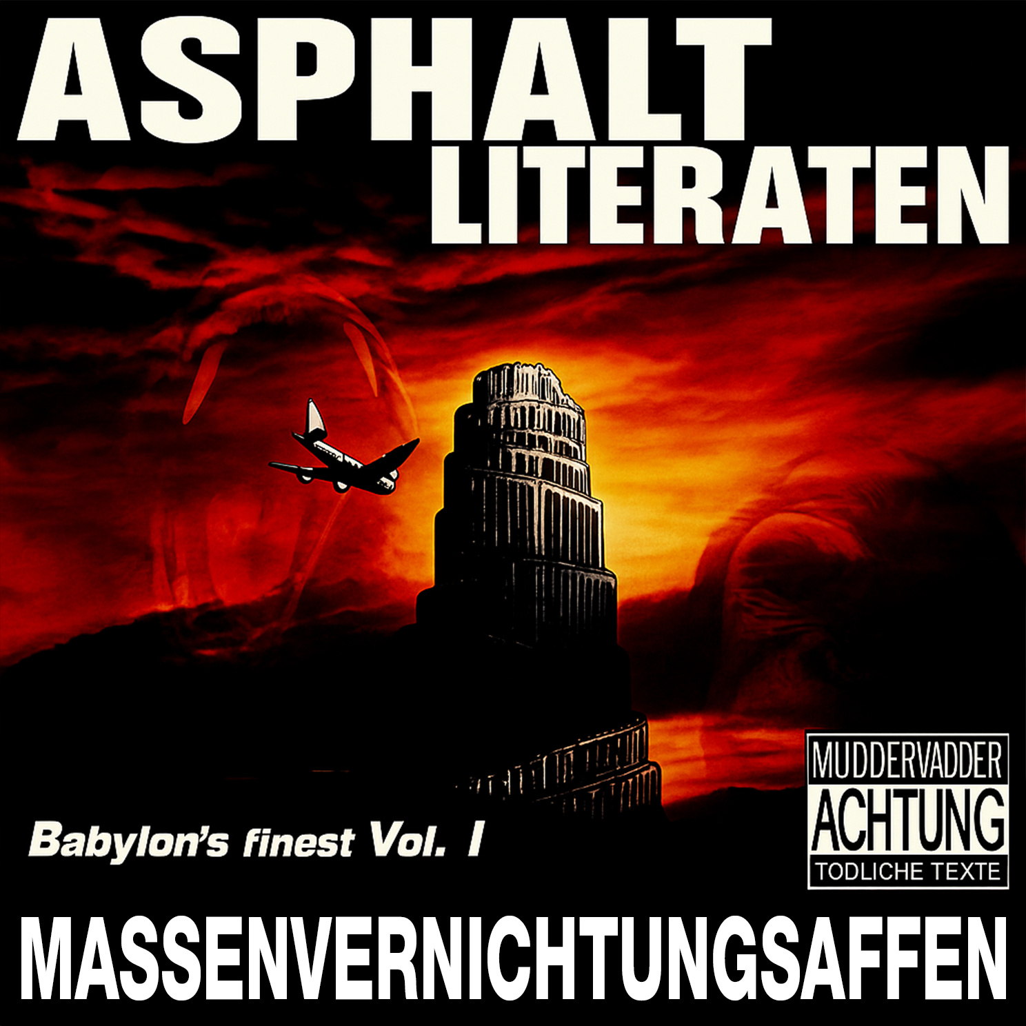 ASPHALTLITERATEN - MASSENVERNICHTUNGSAFFEN - CD SAMPLER - LIMITIERT