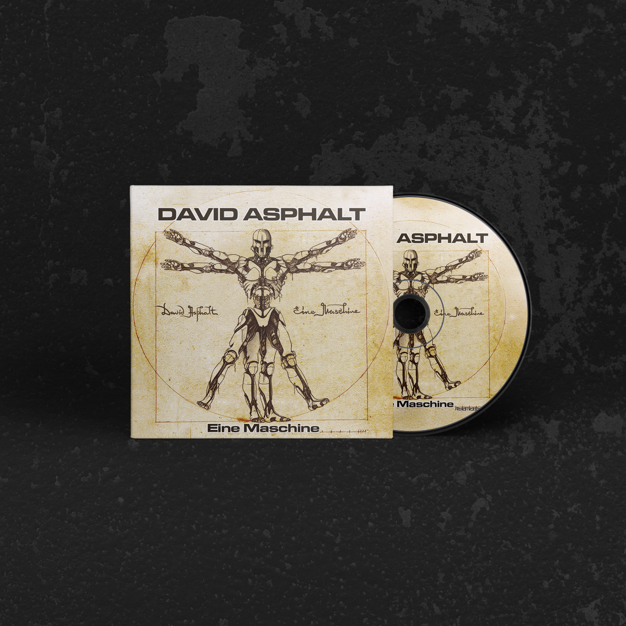 DAVID ASPHALT - EINE MASCHINE 15 JAHRE EDITION - T-SHIRT & CD BUNDLE