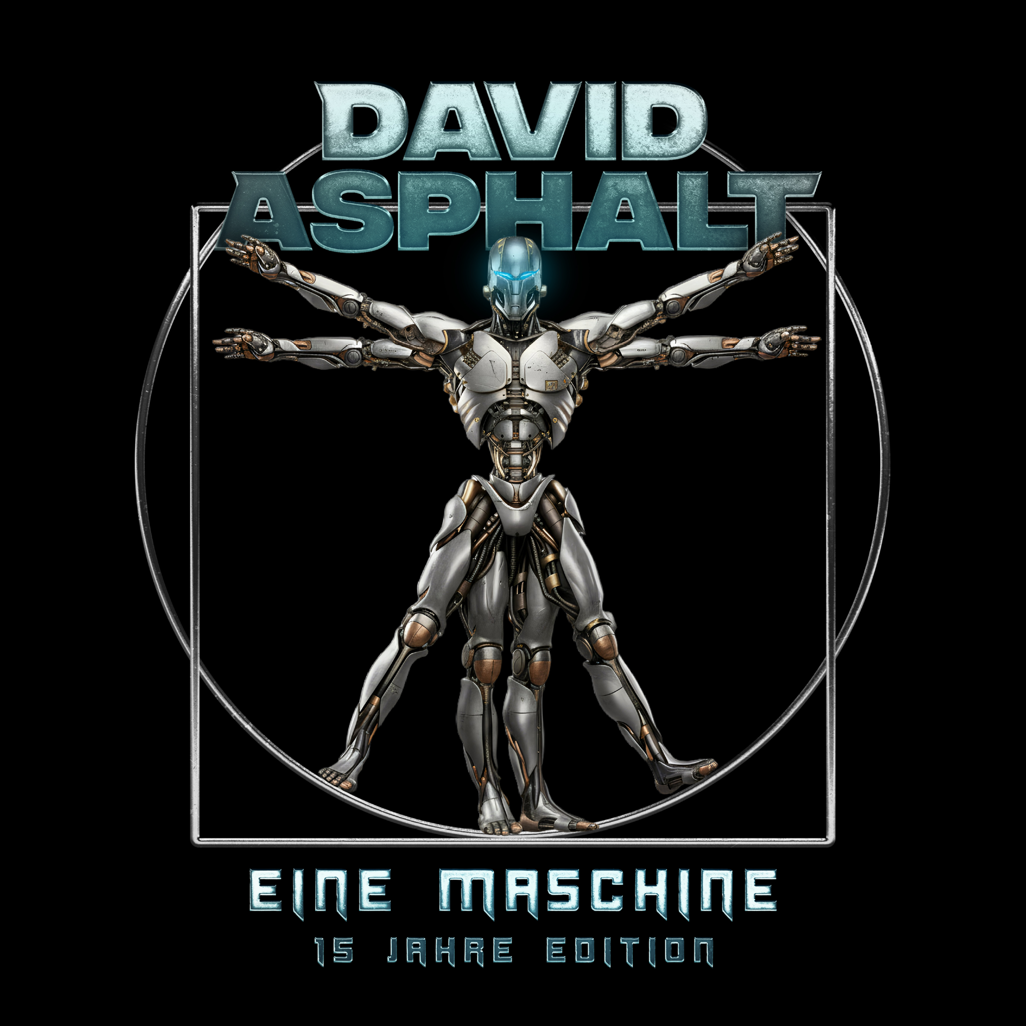 DAVID ASPHALT - EINE MASCHINE 15 JAHRE - HEAVY WEIGHT T-SHIRT
