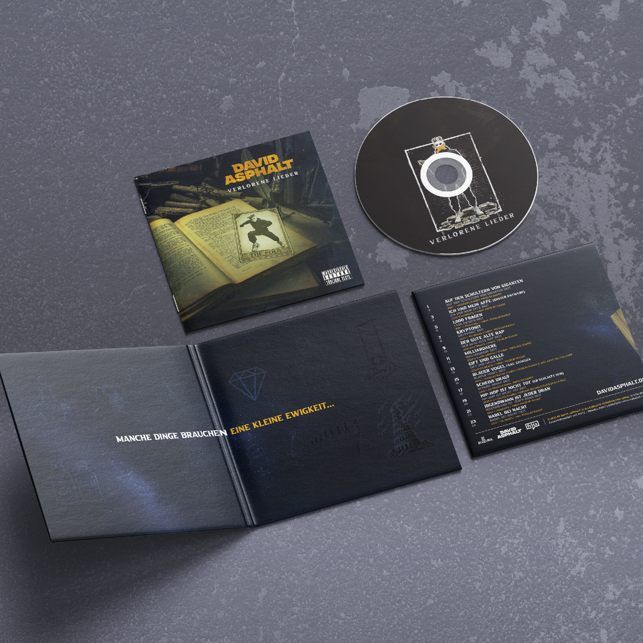 DAVID ASPHALT - VERLORENE LIEDER ALBUM (CD / DIGIPACK)