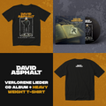 DAVID ASPHALT - VERLORENE LIEDER - T-SHIRT & CD BUNDLE
