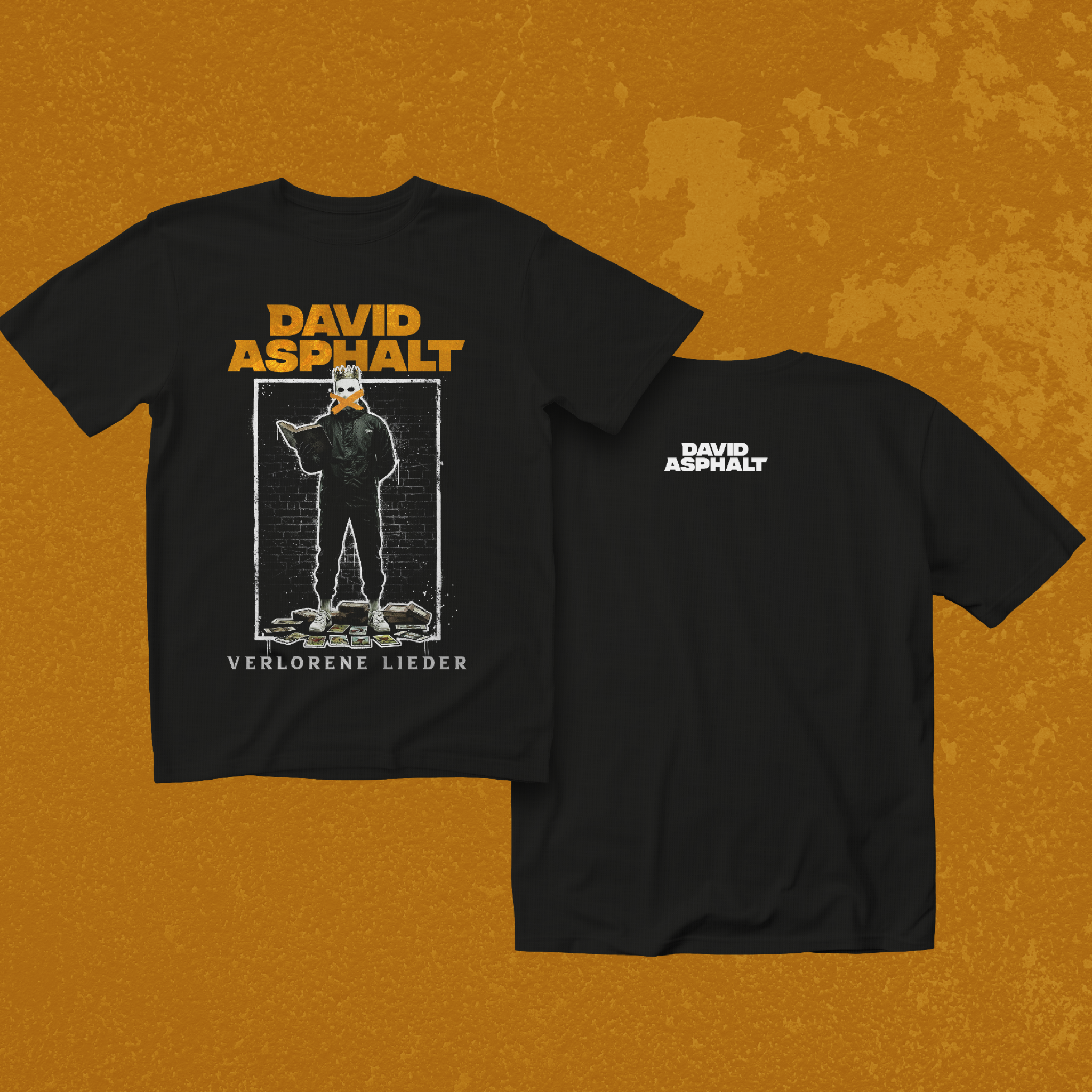 DAVID ASPHALT - VERLORENE LIEDER - HEAVY WEIGHT T-SHIRT